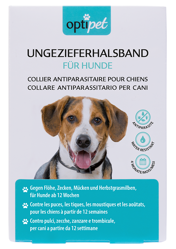 Collier antiparasitaire pour chiens